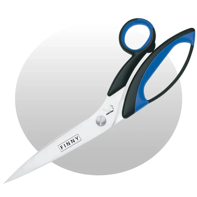 FINNYTesouras profissionais em aço inoxidável, com foco em precisão, ergonomia e facilidade de uso.
