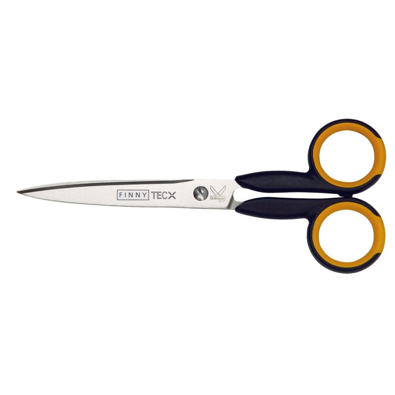Tesoura Industrial Kretzer FINNY TEC-X 6 (15 cm) - Microsserrilhada para Compósitos - Made in Germany