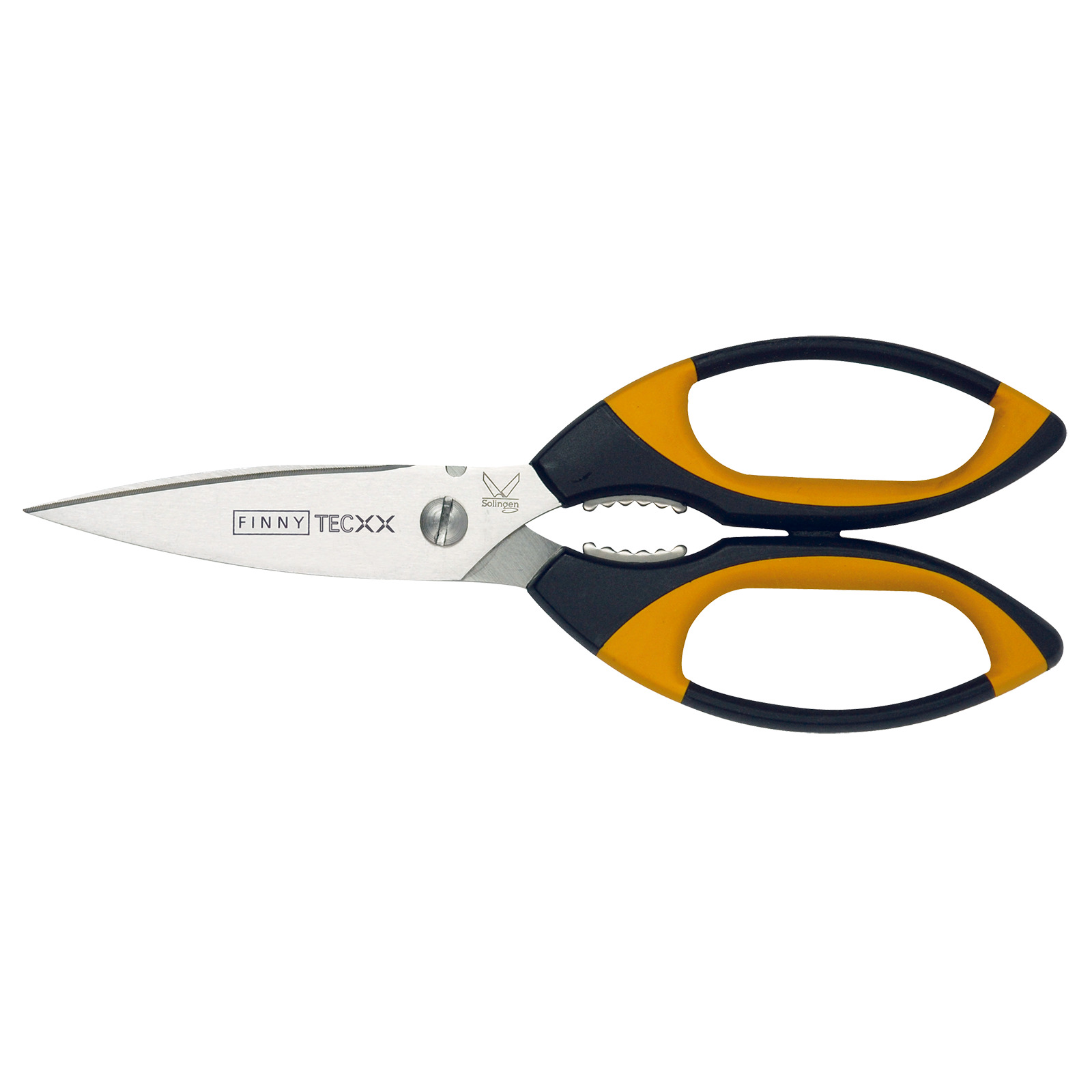 Tesoura Industrial Kretzer FINNY TEC-XX 8 (20 cm) - Precisão e Microsserrilha Dupla para Kevlar - Made in Germany