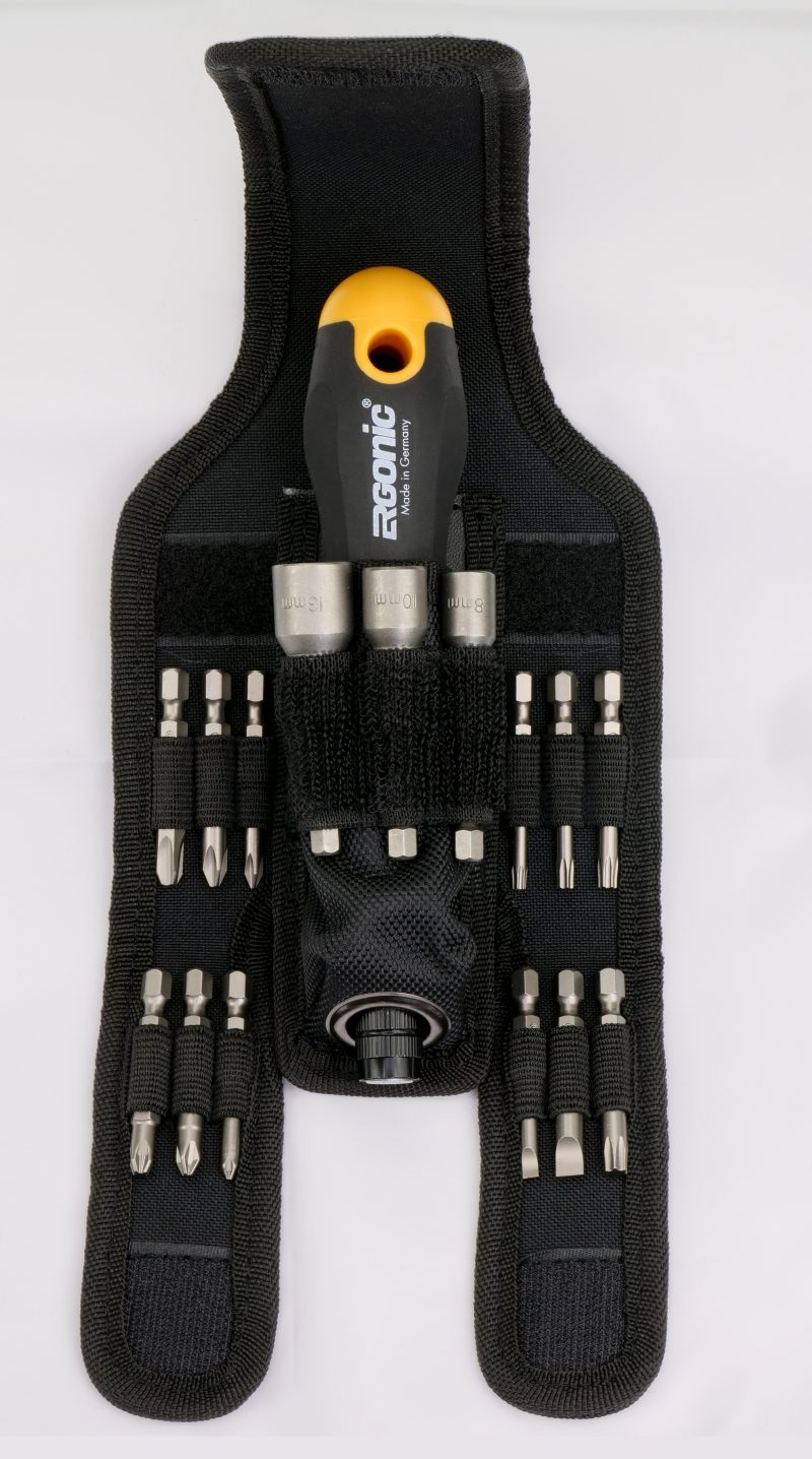 Jogo de Ferramentas FELO ERGONIC K 16 peças com Bolsa para Cinturão - Made in Germany