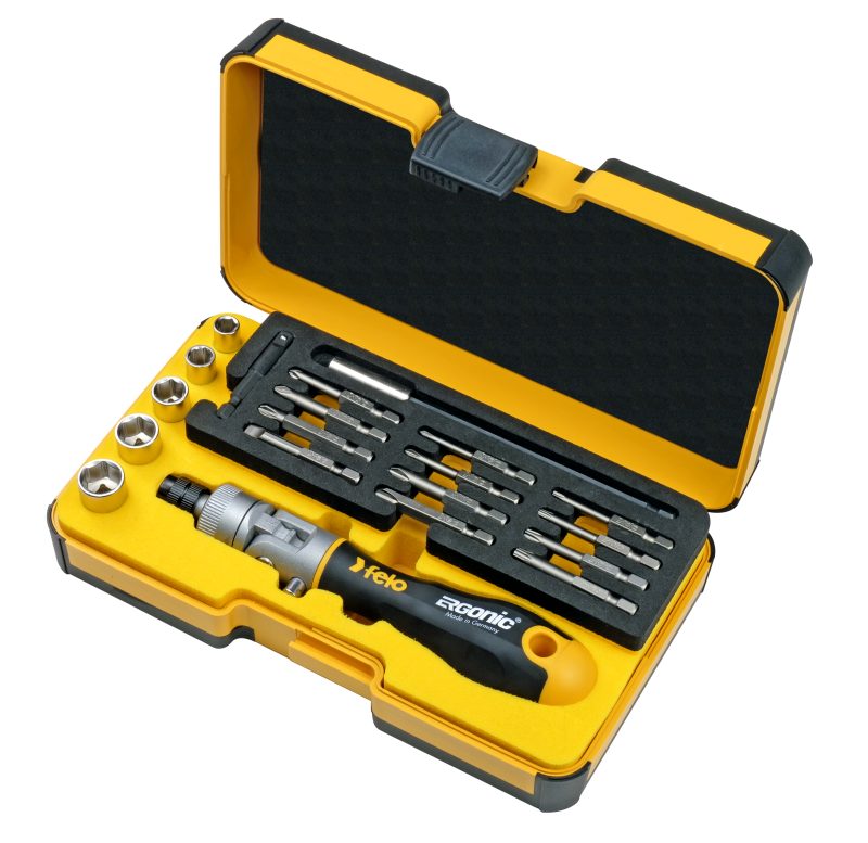 Jogo de Ferramentas FELO ERGONIC K 20 peças XL-Strongbox - Made in Germany