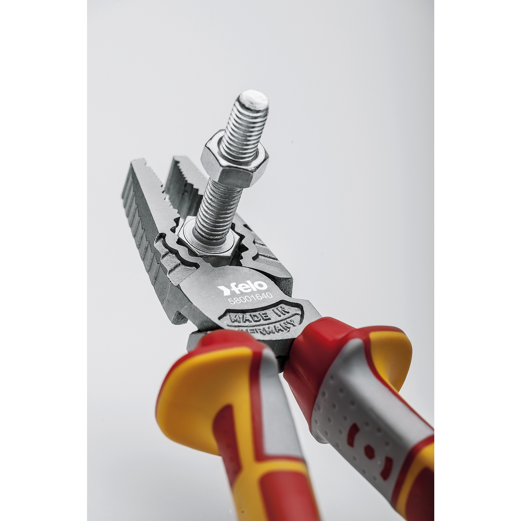 Alicate Universal Isolado FELO VDE 3C 180 mm - Made in Germany 2