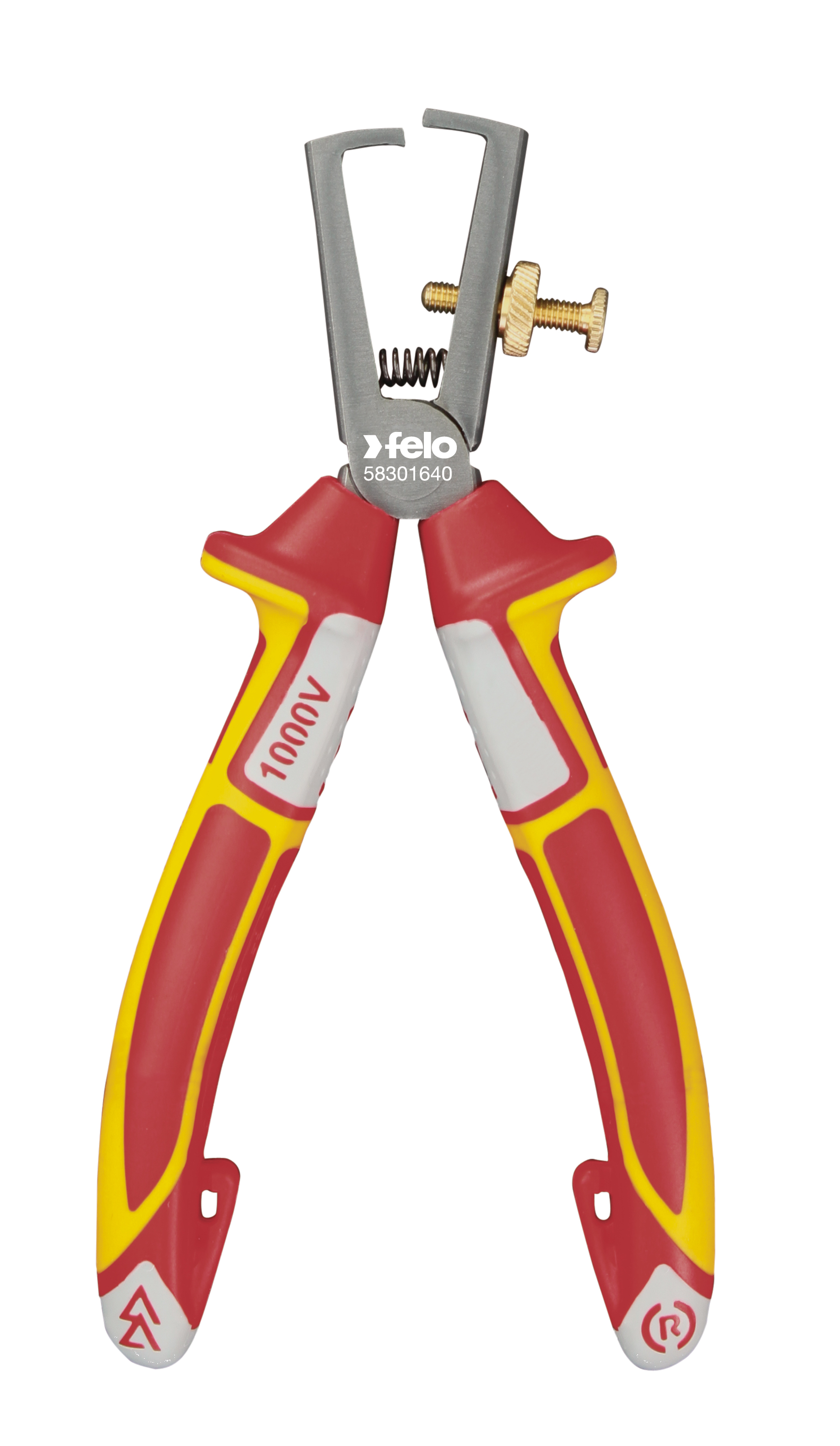 Alicate Decapador Isolado FELO VDE 3C 160 mm - Made in Germany