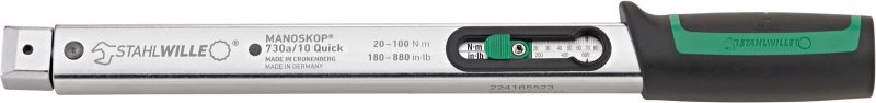 Torquímetro STAHLWILLE MANOSKOP 730a/10 QUICK 20-100 Nm 9x12 mm Made in Germany