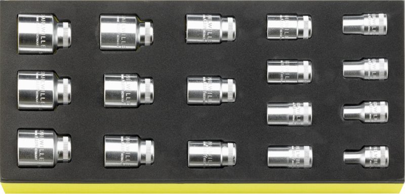 Jogo de Soquetes STAHLWILLE TCS 50a/17 1/2 17 peças Made in Germany