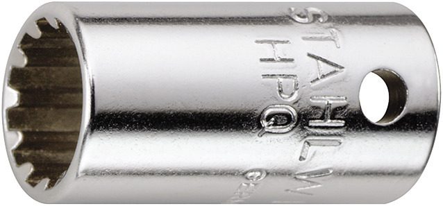 Soquete Spline-Drive STAHLWILLE 40aSP Medida 7/16" Encaixe 1/4" Made in Germany