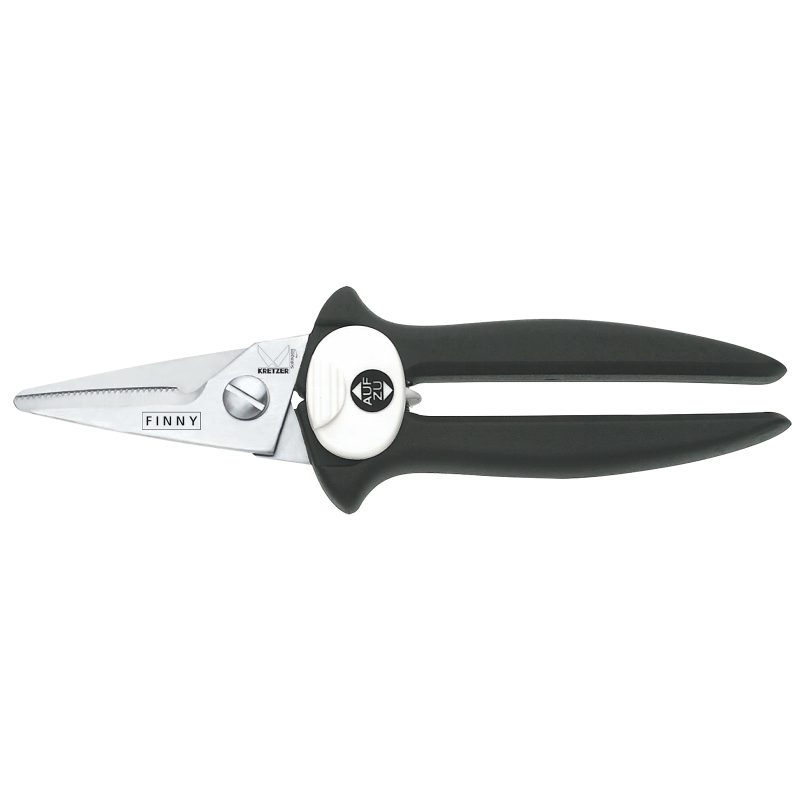 Tesoura Multiuso Kretzer FINNY CLASSIC 8" (21 cm) - Serrilhada com Trava - Made in Germany