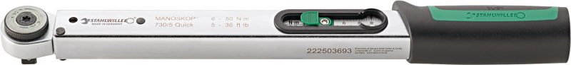 Torquímetro Mecânico STAHLWILLE MANOSKOP 730R/5 QUICK 6-50 N·m - Made in Germany