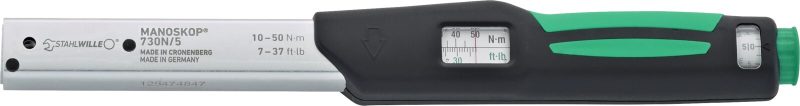 Torquímetro Mecânico STAHLWILLE MANOSKOP 730N/5 10-50 N·m - Made in Germany