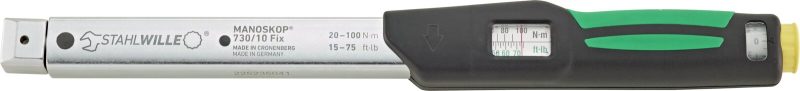 Torquímetro Mecânico STAHLWILLE MANOSKOP 730a/40 FIX 60-300 ft·lb / 800-3600 in·lb - Made in Germany