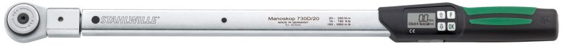 Torquímetro Eletromecânico STAHLWILLE MANOSKOP 730DR/20 20-200 N·m - Made in Germany