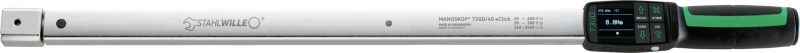 Torquímetro Eletromecânico STAHLWILLE MANOSKOP 730D/40 eClick 40-400 N·m 14 x 18 mm - Made in Germany