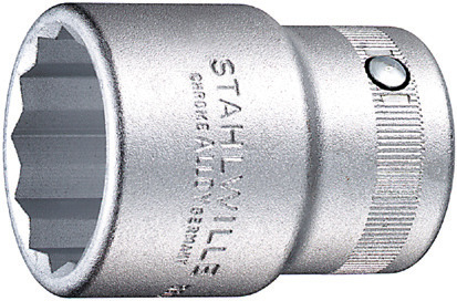 Soquete Estriado STAHLWILLE 55a 1 7/16" Encaixe 3/4" AS-Drive HPQ - Made in Germany